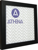 Athena Matt Black Block Premium Wood Picture Frame