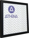Athena Black Woodgrain Thin Block Premium Wood Picture Frame