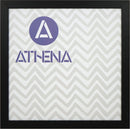 Athena Black Woodgrain Thin Block Premium Wood Picture Frame-2