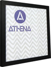 Athena Matt Black Thin Block Premium Wood Picture Frame
