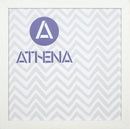 Athena White Woodgrain Block Thin Premium Wood Picture Frame-4