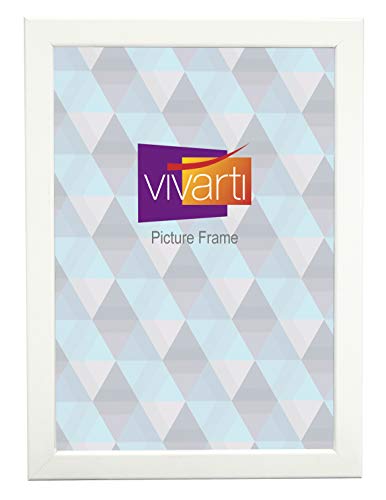 Vivarti Thin Matt White Picture Frame