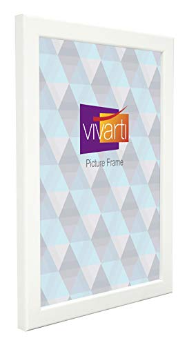 Vivarti Thin Matt White Picture Frame
