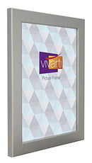 Vivarti Thin Matt Silver Picture Frame-29