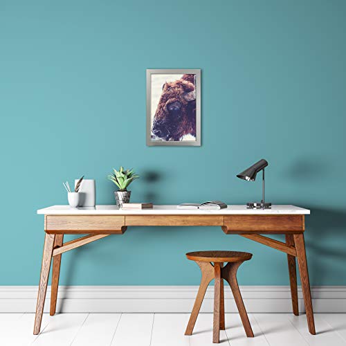 Vivarti Thin Matt Silver Picture Frame