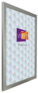 Vivarti Thin Matt Silver Picture Frame-18