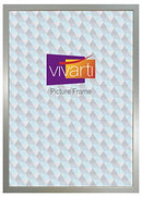 Vivarti Thin Matt Silver Picture Frame-8