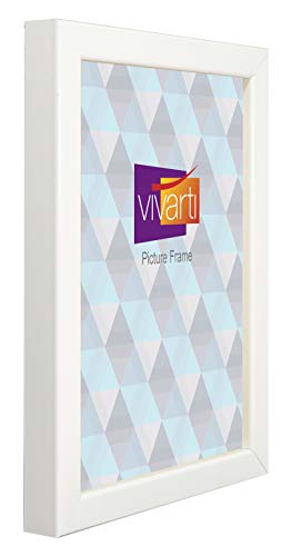 Vivarti Box Picture Frame Matt White