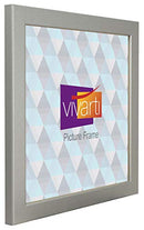 Vivarti Thin Matt Silver Picture Frame-12