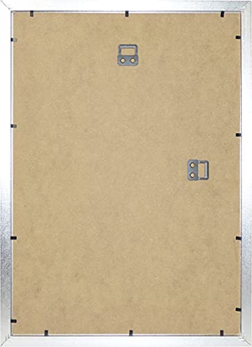 Vivarti Thin Gloss Silver Picture Frame