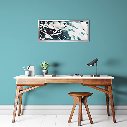 Vivarti Thin Gloss Silver Picture Frame