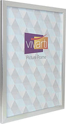 Vivarti Thin Gloss Silver Picture Frame-17