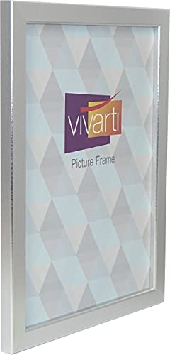 Vivarti Thin Gloss Silver Picture Frame
