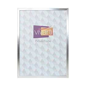 Vivarti Thin Gloss Silver Picture Frame