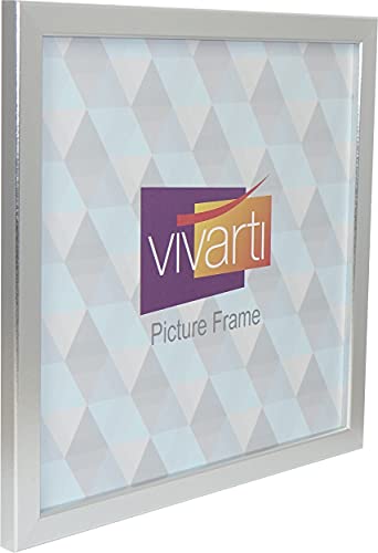 Vivarti Thin Gloss Silver Picture Frame