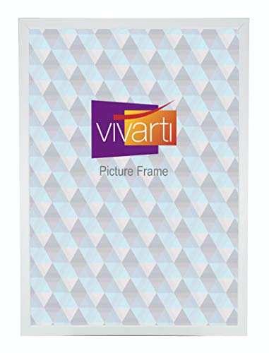 Vivarti Thin Matt White Picture Frame