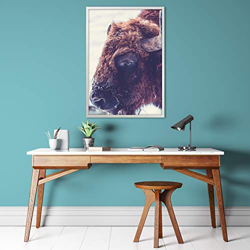 Vivarti Thin Matt White Picture Frame