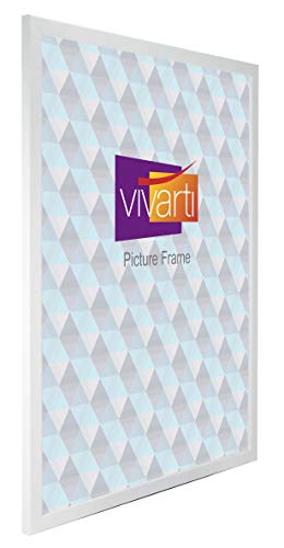 Vivarti Thin Matt White Picture Frame