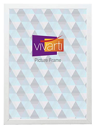 Vivarti Thin Matt White Picture Frame