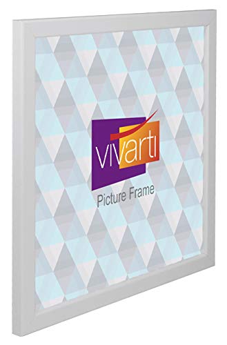 Vivarti Thin Matt White Picture Frame