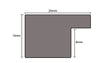 Vivarti Thin Satin Black Picture Frame