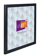 Vivarti Thin Satin Black Picture Frame-19
