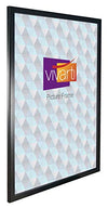 Vivarti Thin Satin Black Picture Frame