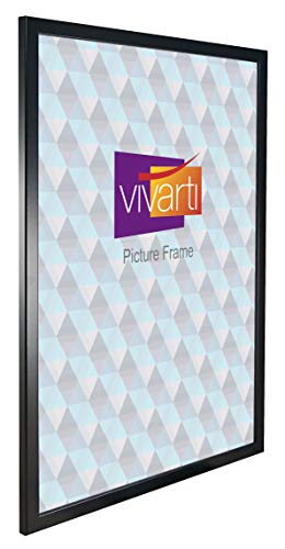 Vivarti Thin Satin Black Picture Frame