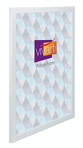 Vivarti Thin Gloss White Picture Frame