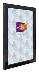 Vivarti Thin Gloss Black Picture Frame-19