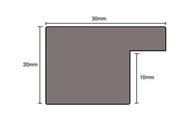 Vivarti Black Ash Standard Frames - 0