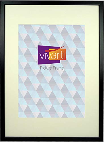 Vivarti Thin Mount Matt Black Picture Frame