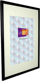 Vivarti Thin Mount Matt Black Picture Frame-2