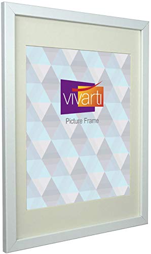 Vivarti Thin Mount Matt White Picture Frame
