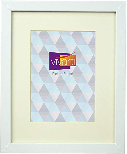 Vivarti Thin Mount Matt White Picture Frame
