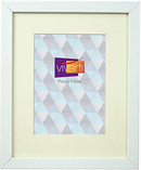 Vivarti Thin Mount Matt White Picture Frame-3