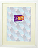 Vivarti Thin Mount Matt White Picture Frame-1