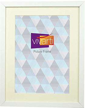 Vivarti Thin Mount Matt White Picture Frame