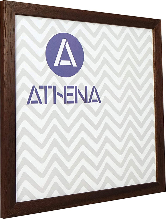 Athena Dark Mahogany Thin Premium Wood Picture Frame