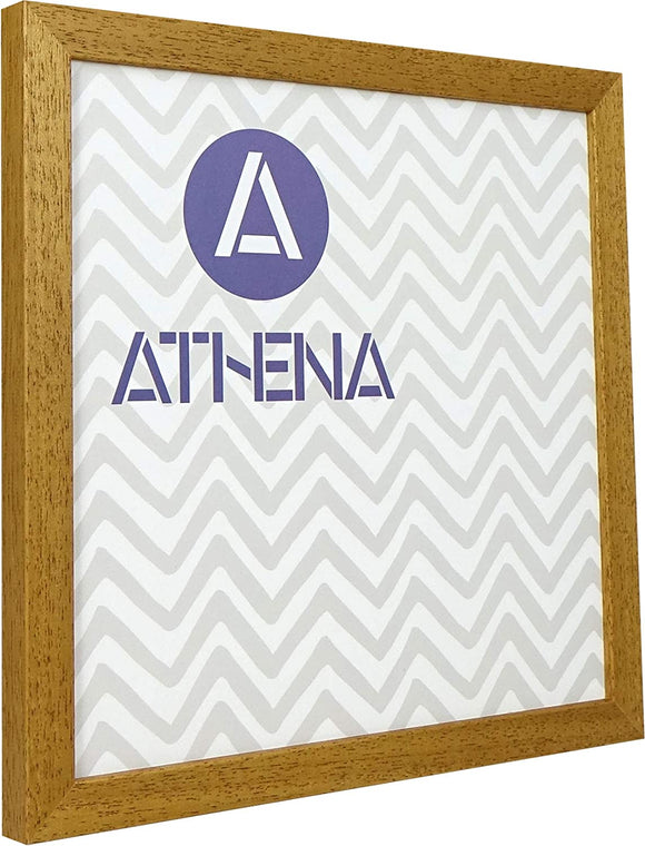 Athena Honey Oak Thin Block Premium Wood Picture Frame