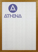 Athena Honey Oak Thin Block Premium Wood Picture Frame-1