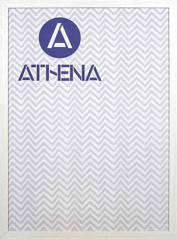 Athena White Woodgrain Thin Premium Wood Picture Frame