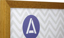 Athena Honey Oak Thin Block Premium Wood Picture Frame-11