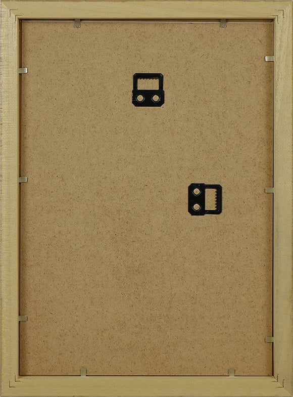 Athena Honey Oak Thin Block Premium Wood Picture Frame