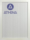 Athena Matt White Block Premium Wood Picture Frame