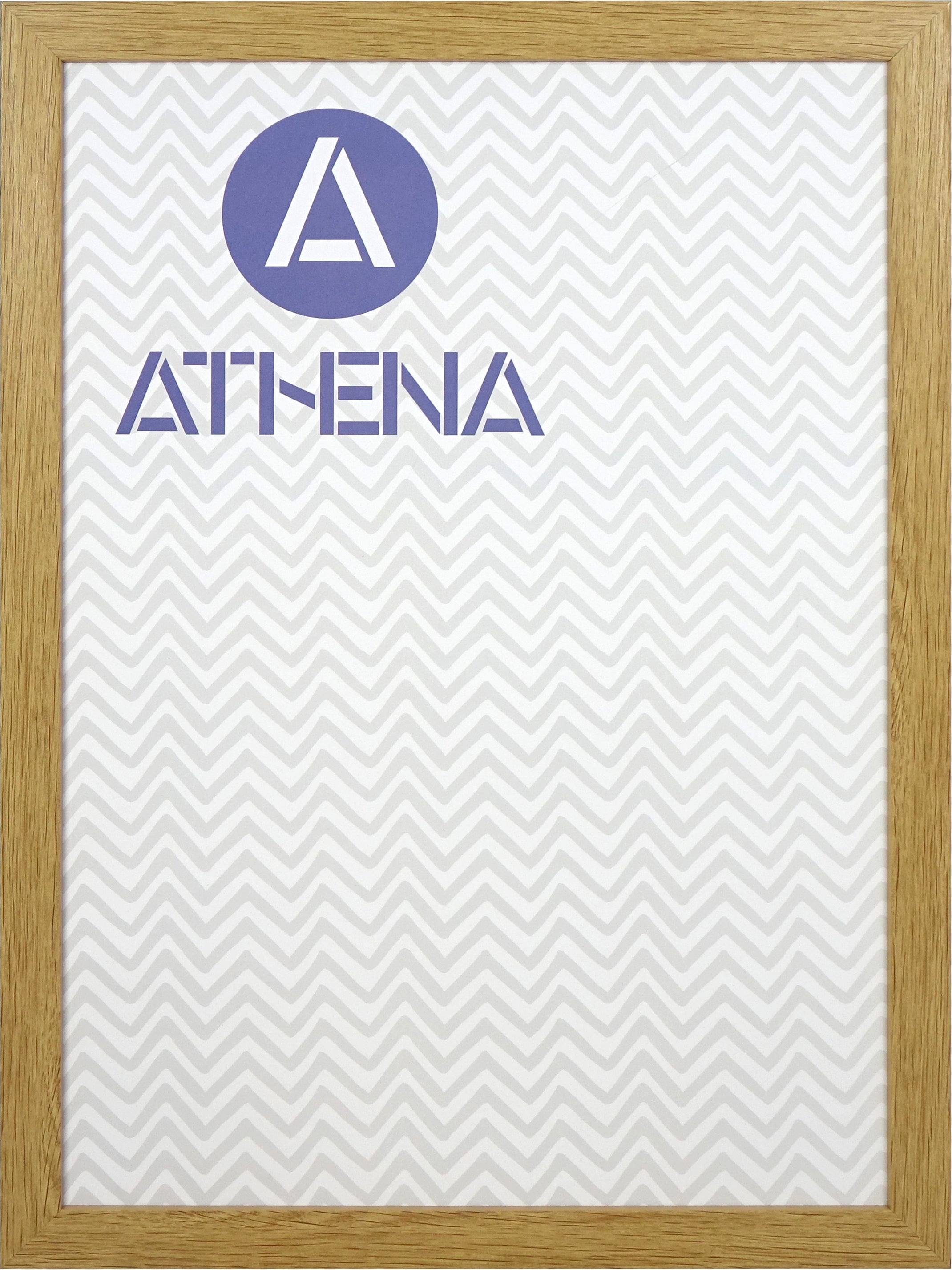 Athena Oak Block Premium Wood Picture Frame