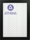 Athena Matt Black Block Premium Wood Picture Frame