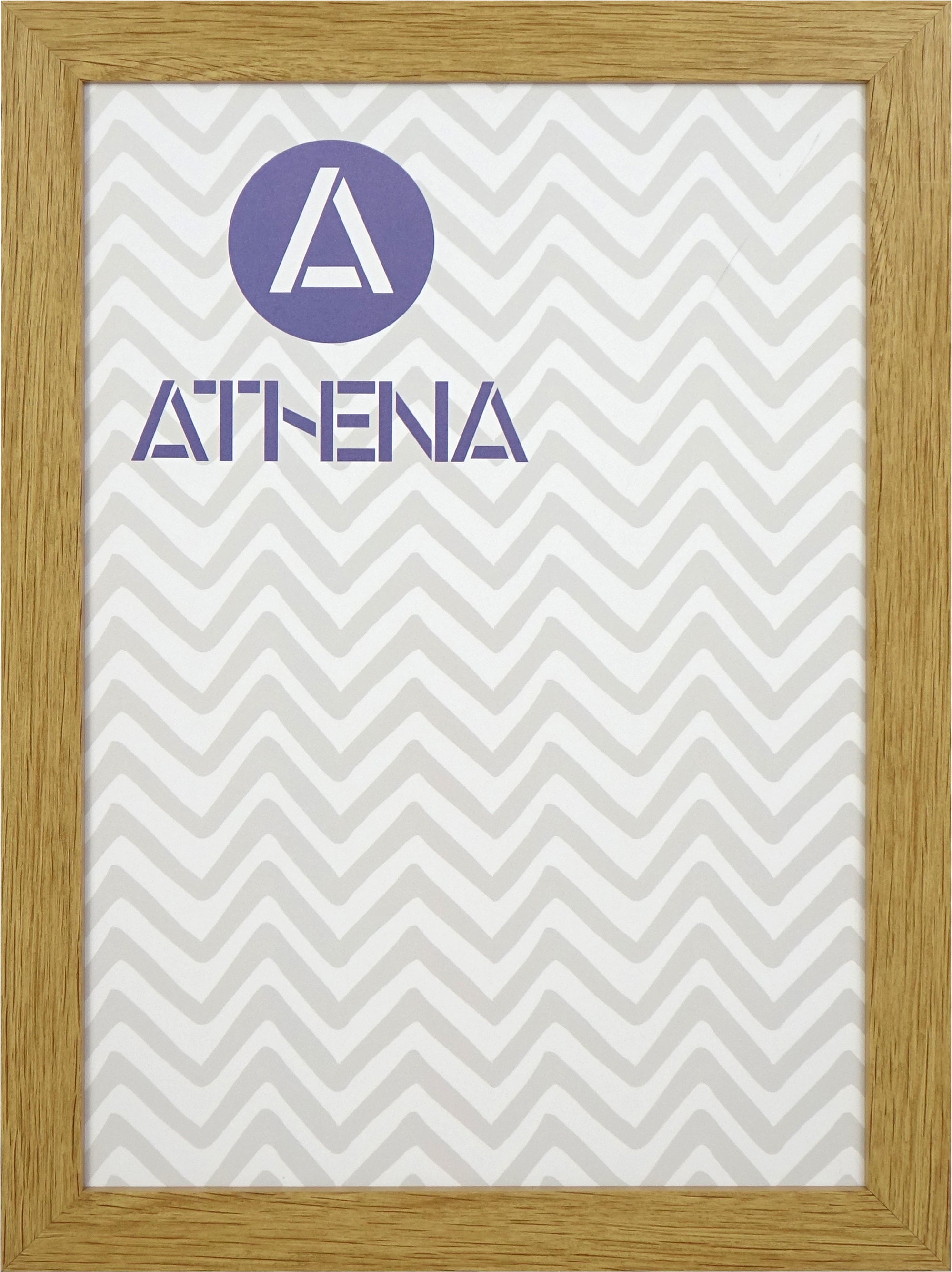 Athena thin Oak Block Premium Wood Picture Frame | Vivarti