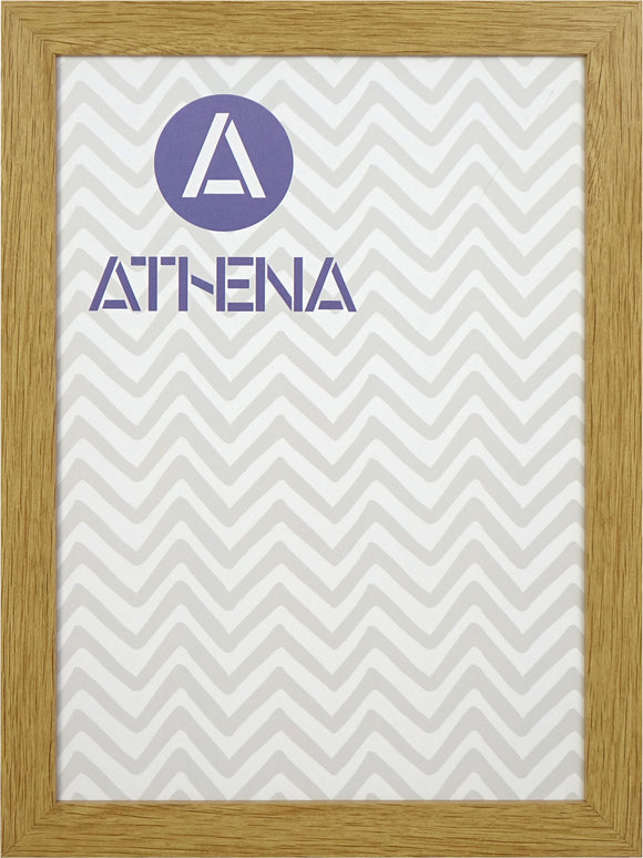 Athena Oak Block Premium Wood Picture Frame