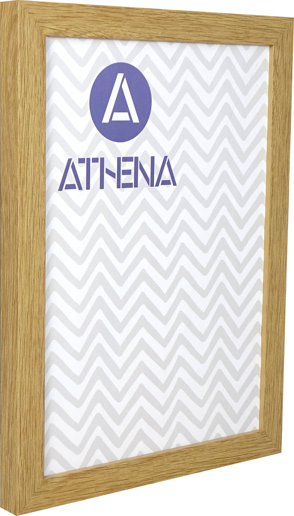 Athena Oak Block Premium Wood Picture Frame